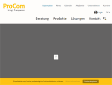 Tablet Screenshot of procom.de